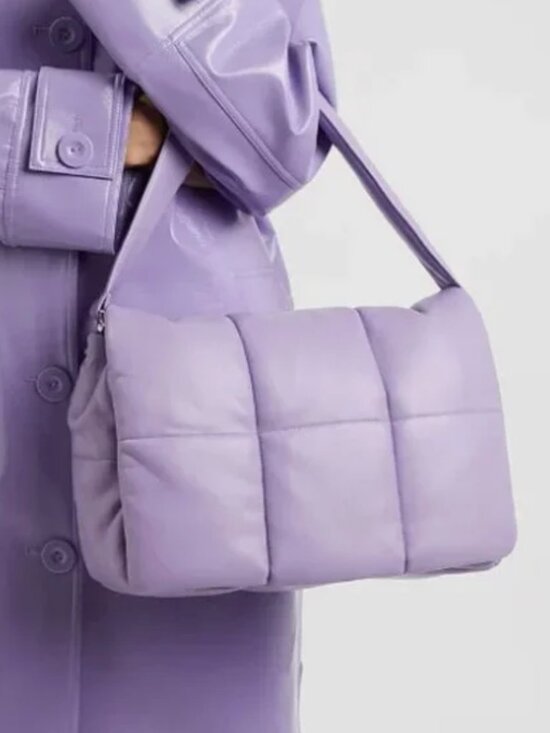 Stand Studio Handbags - STAND STUDIO Purple Wanda Clutch Bag NEW With Tags